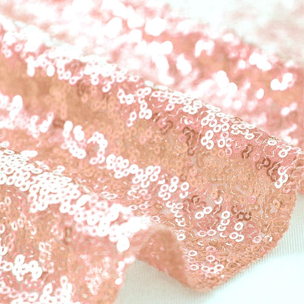 Good-2PCS Sequin Table Runner Copper Glitter Runner For Birthday Party Supplies Wedding Bachelorette Holiday Celebration