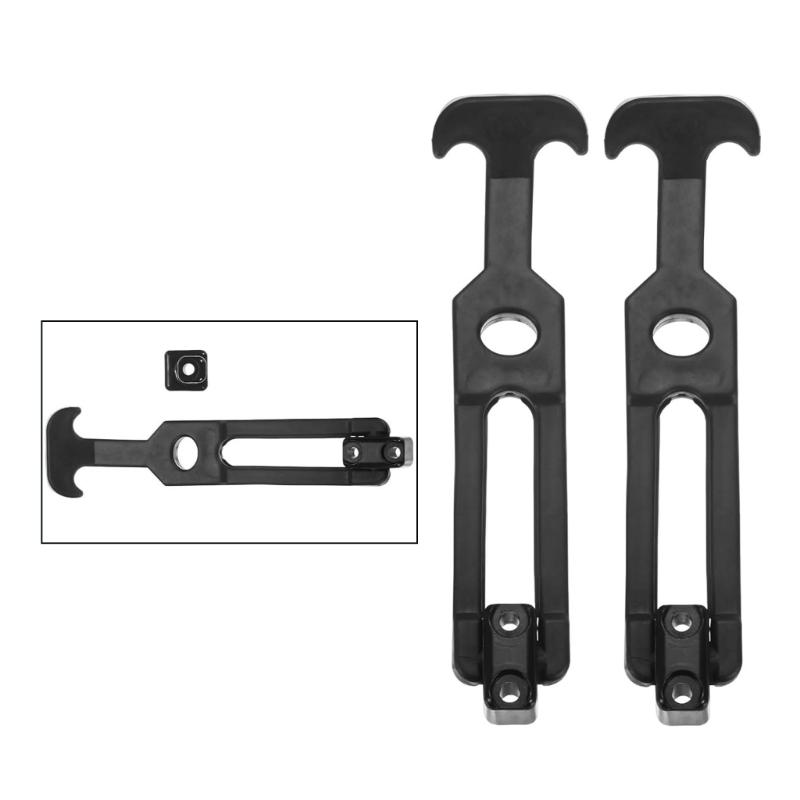 2Pcs T Handle Hasp Rubber Flexible Draw Latches with Screws Shock Absorbing Latches Replacement Toolbox Latches