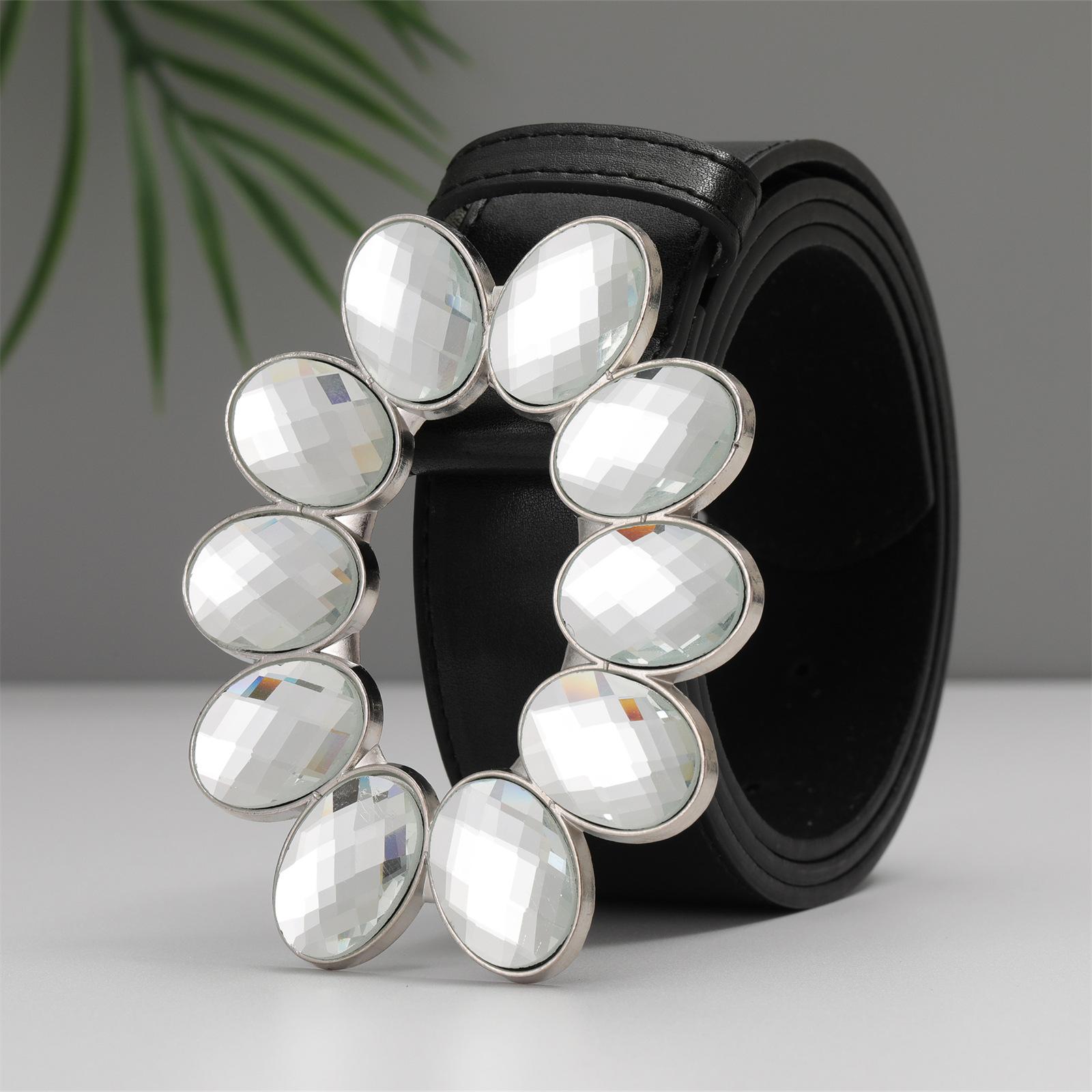 

Простой черный поясной костюм с бриллиантами, пальто, юбка, аксессуары, пояс, золотая пуговица, головка, атмосферный 112cm