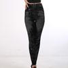 High Waist Sexy Push Up Leggings Faux Jeans Fitness Pants Elastic Slim Sport Leggings For Women