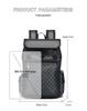 Men's Trendy Large Capacity Sports Backpack with Fashionable Print
