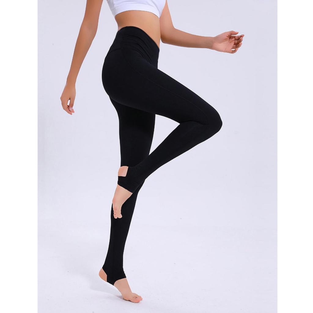 Bell Fleur Yoga Pilates Leggings with Highly Running Tights Women's Leggings, Foot, Instructor-Supervised, Comfortable, Elastic, Quick-Drying,
