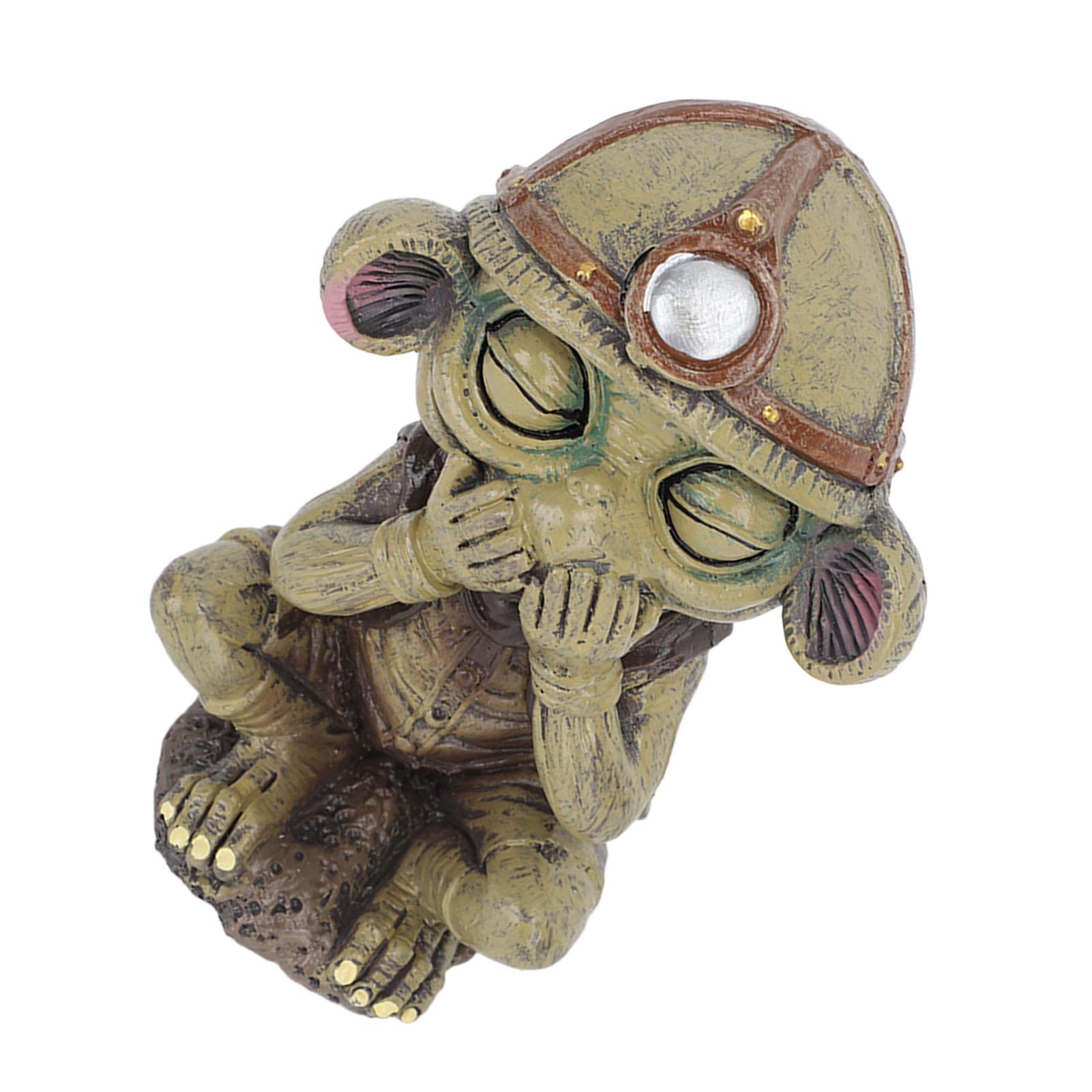 

НЛО Прибулець Садові Статуетки Прибульців Фігурка Смоляна Скульптура Прибульця Кумедна Прикраса для Дому та Саду Тип D