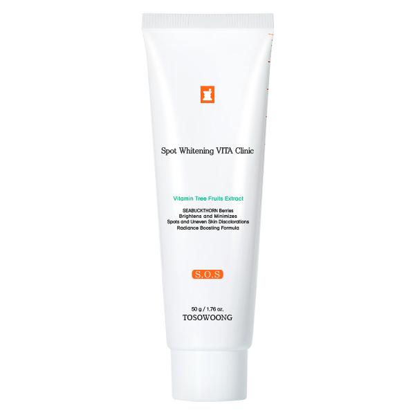 1+1 Vita Clinic Vitamin Cream 50g: Whitening, reduction of melasma, freckles, blemishes, redness, acne pigmentation, and discoloration.