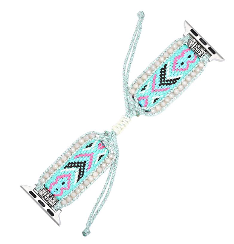 Ethnic Retro Woven Nylon Strap