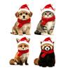 Durable Holiday Window Stickers Christmas Animal Static Clings, Cute Cat/Puppy/Racoon Stickers, PVC Winter Home Accents Waterproof Glass Sticker