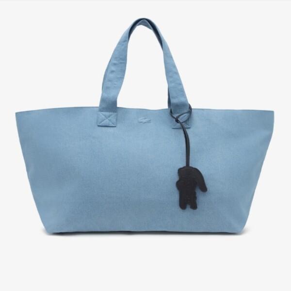 Lacoste Xl Top Zip Cotton Tote Bag Cw Nu5241p56g Q48