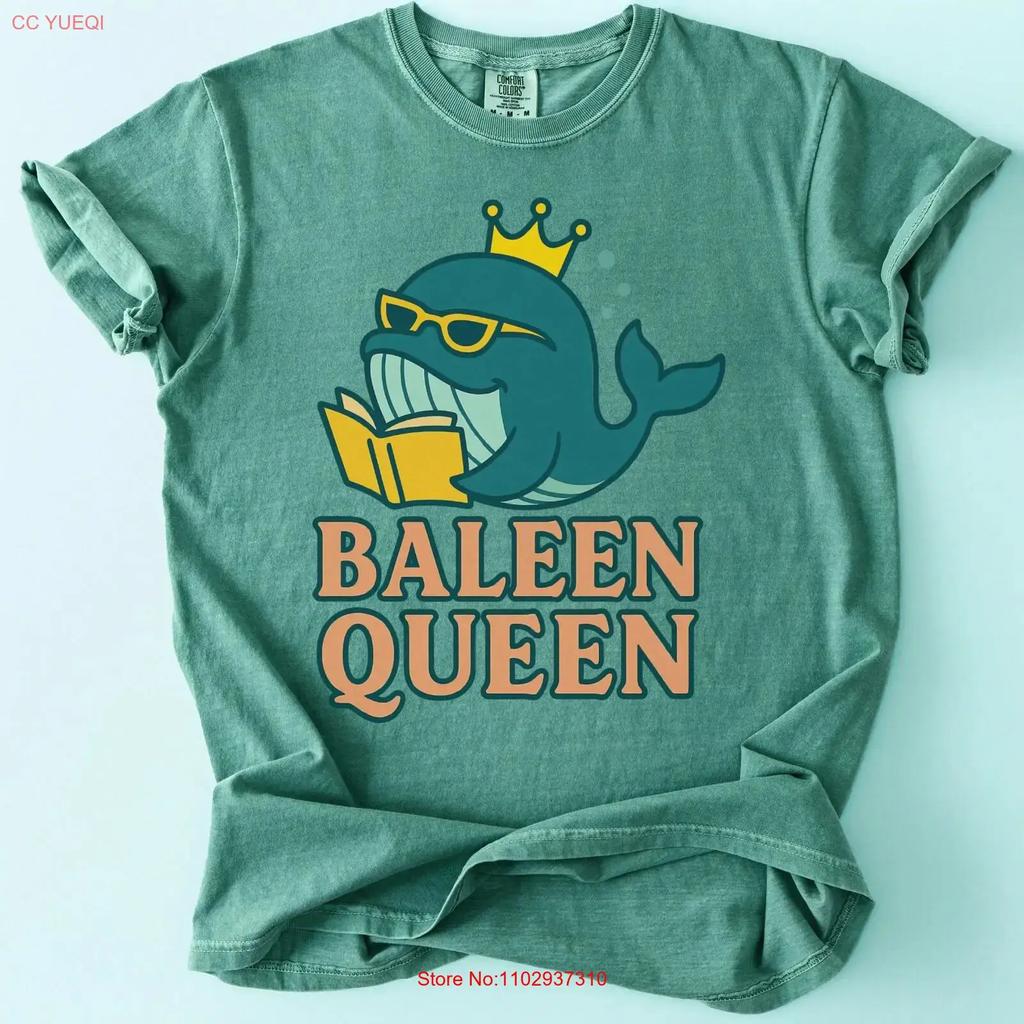 Whale T Shirt Baleen Queen Funny Lover Orca Save The Vintage Streetwear Versatile Comfortable Slightly Designer Clothes