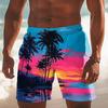 Men's Coconut Tree Tropical Plants Swim Trunks Swim Shorts Board Shorts
