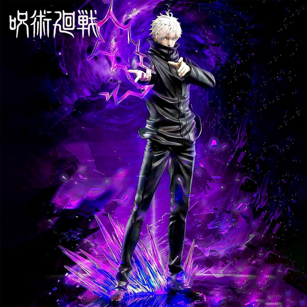 31cm/12.2in Anime Jujutsu Kaisen Figure Gojo Satoru Action Figures Pvc Statue Desktop Ornamen Collection Model Toys Gifts Poseable Articulated Scale 2