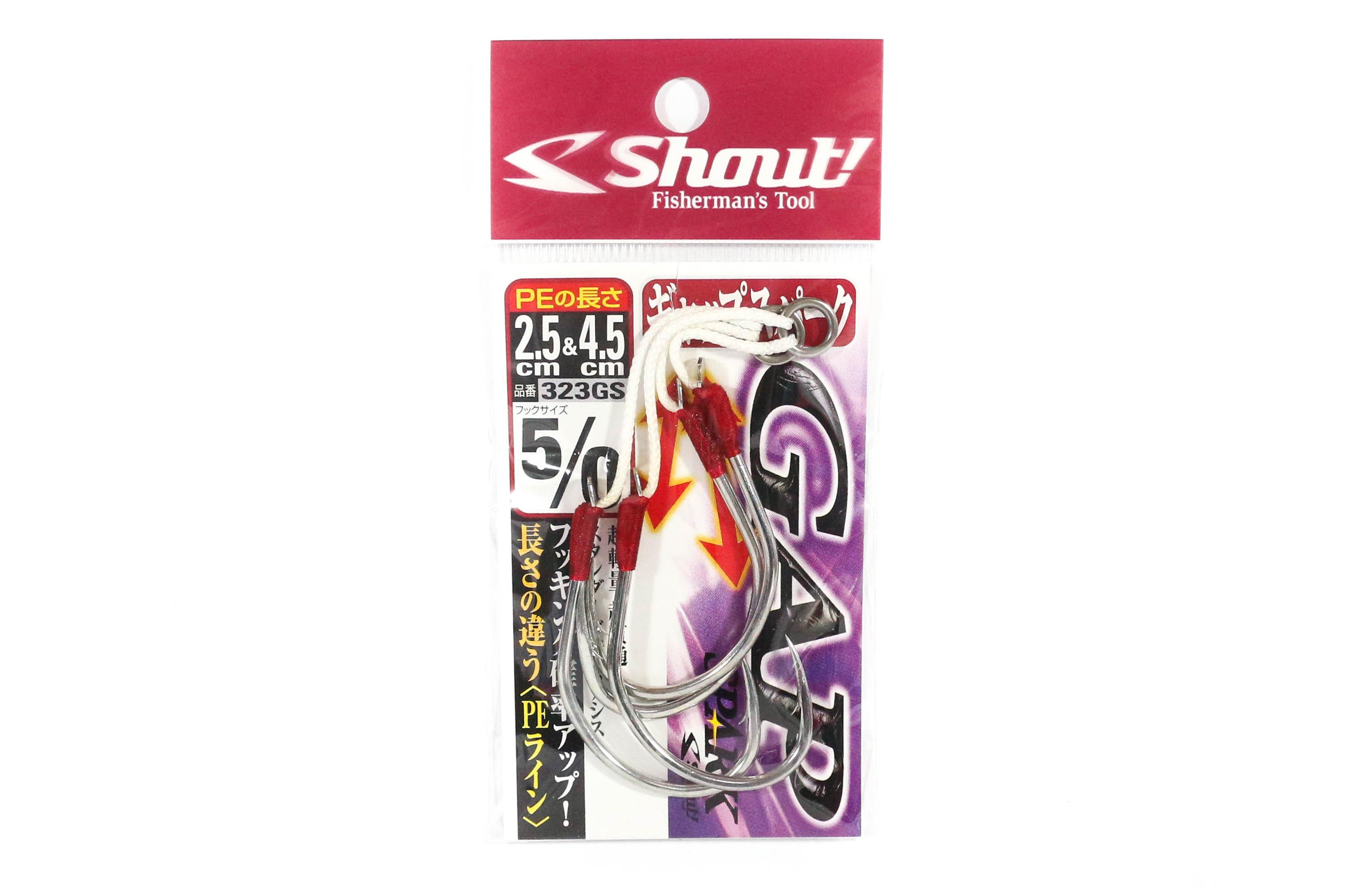 

Shout 323-GS Gap Spark Twin Rigged Вспомогательный крючок, размер 5/0 (3652)