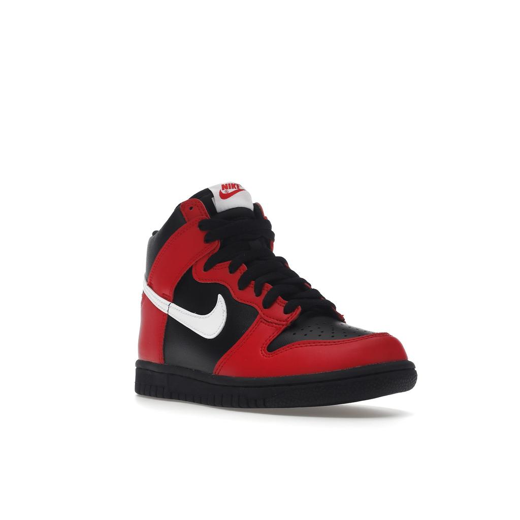 Nike Dunk High GS Schwarz University Rot Kinder Sneaker Weiß DB2179-003