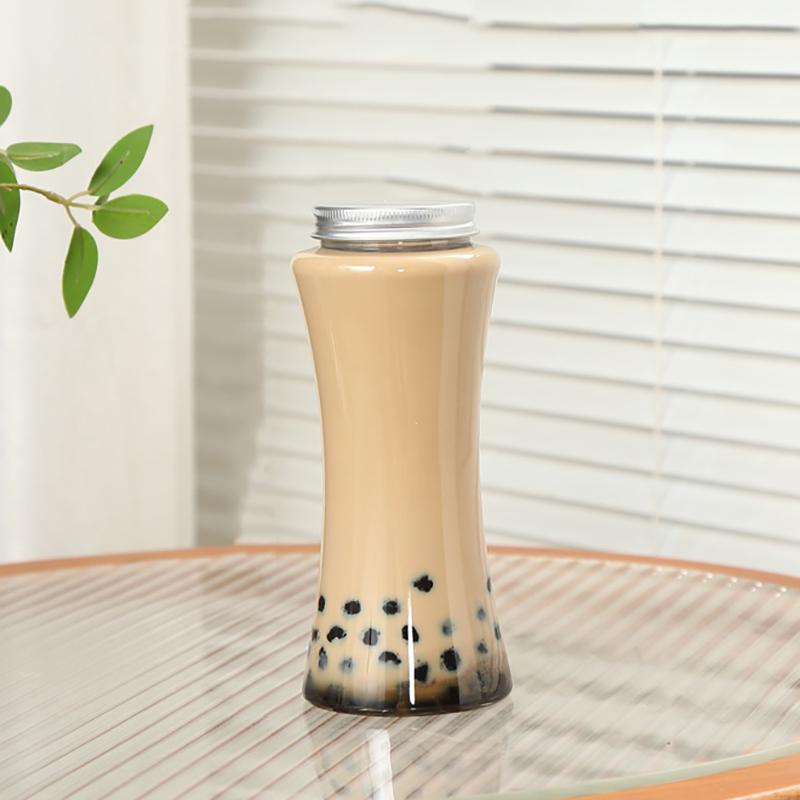 400/500Ml Portable Fruit Juice Cold Brewed Tea Bottle Transparent Plastic Beverage Bottle Disposable Milk Tea Bottle