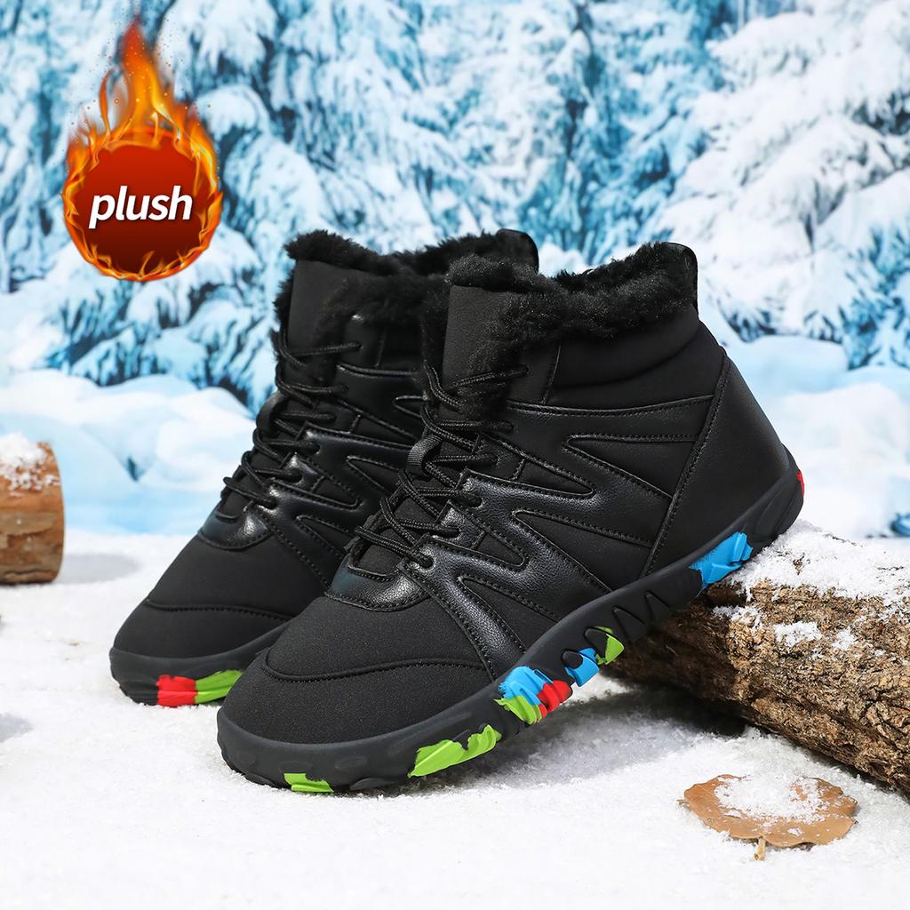 TUINANLE Women Boots Winter Shoes Woman Warm Snow Boots Ankle Boots for Female Winter Shoes Plush Booties