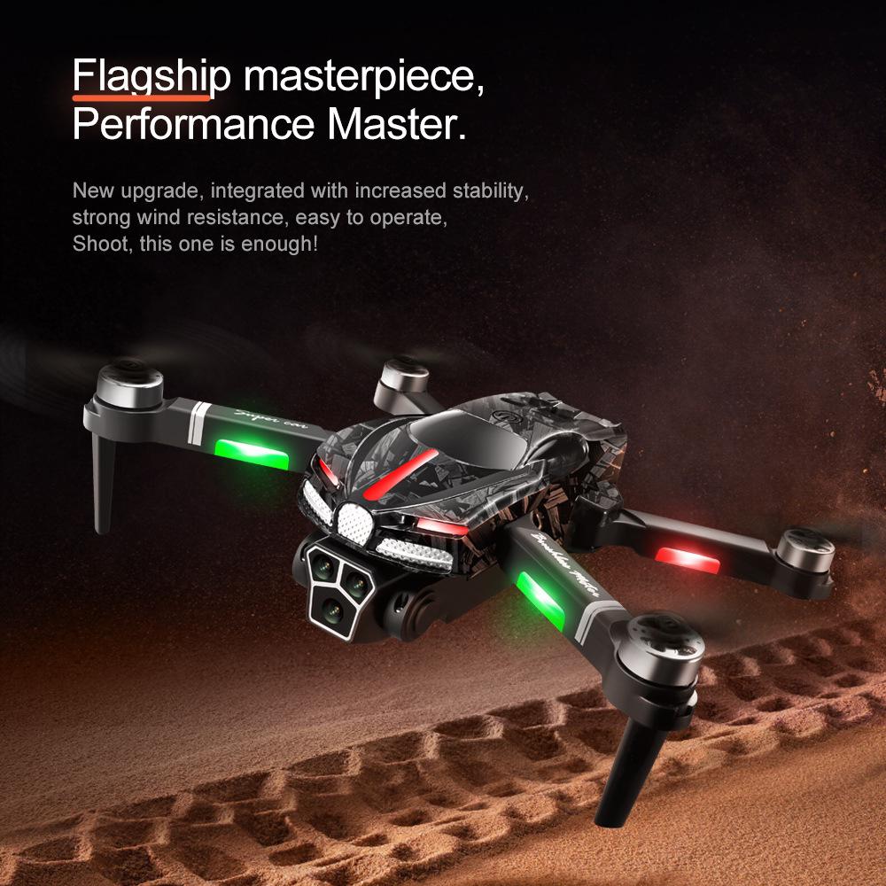 V186 Foldable 8K HD Drone with Three Cameras & Obstacle Avoidance