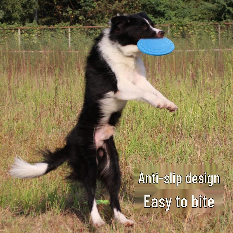 Dog Frisbee Training & Boredom Relief Toy, Food-Grade Silicone Pet Supplies