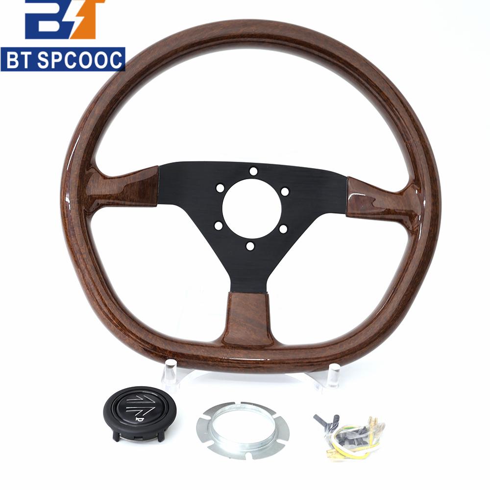 14inch 350mm Micro Concave Steering Wheel Wood Car Sport Steering Wheels M0610