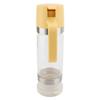 Honey Dispenser 350ml Clear Glass Syrup Dispenser with Handle Prevent Dripping Honey Container for Coffee Shops Restaurants Home