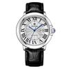 Blauer Ballon Paar Uhr Vollautomatische Mechanische Uhr Business High-End Edelstahl Herren- und Damenuhr Wasserdicht