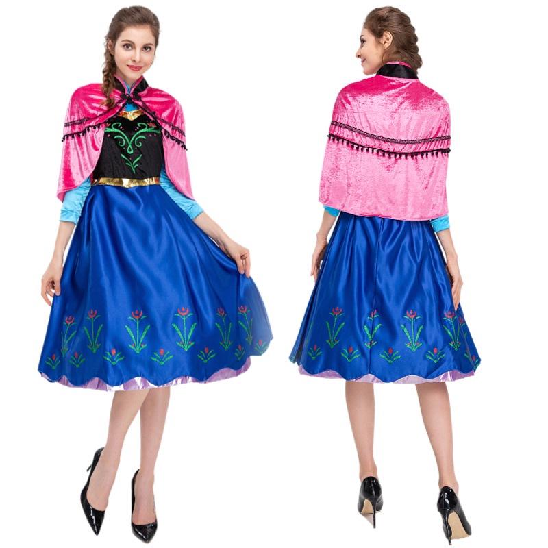 Frozen Princess Anna & Elsa Adult Performance Costume Gown - Special Offer