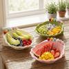Large Capacity Fruit Serving Plate Shell Shape Dessert Salad Bowl Snack Plate  Dining Table