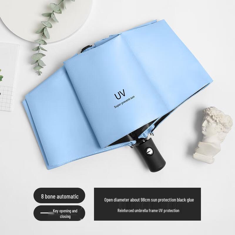Zechen 8-Rib Fully Automatic Windproof UV Protection Folding Umbrella