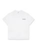 IDLEWORKERS Single Authentic Logo Cotton Oversized Short Sleeve_White
