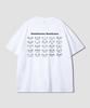 Geulaenpini Emoji Graphic Oversized Short Sleeve T-Shirt - White