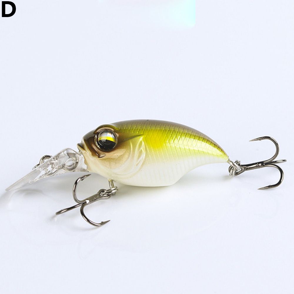 Luya Accessories 38mm/6g Fishing Tackle Crankbait Floating Lure Crank Bait Swimbait