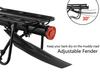 Bike Rear Shelf Bracket Quick Release Adjustable Bicycle Cargo Rack Luggage Carrier Cycling Accessories for Commuting Touring