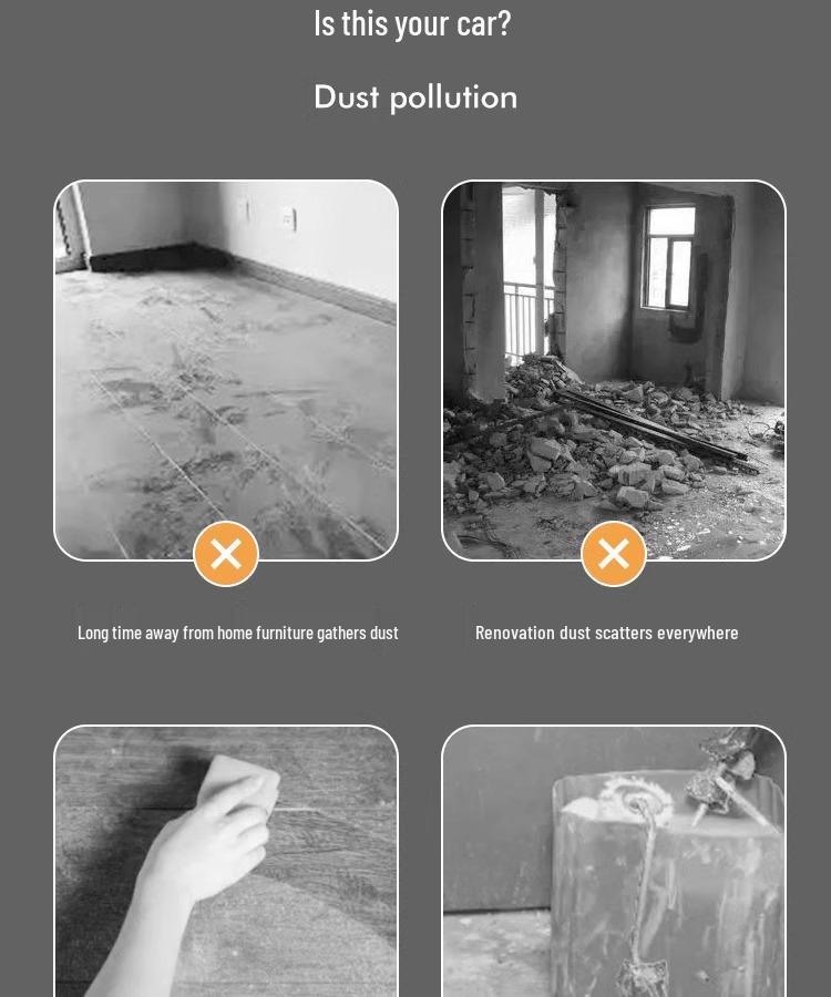 Disposable Dustproof Plastic Furniture Cover for Renovation
