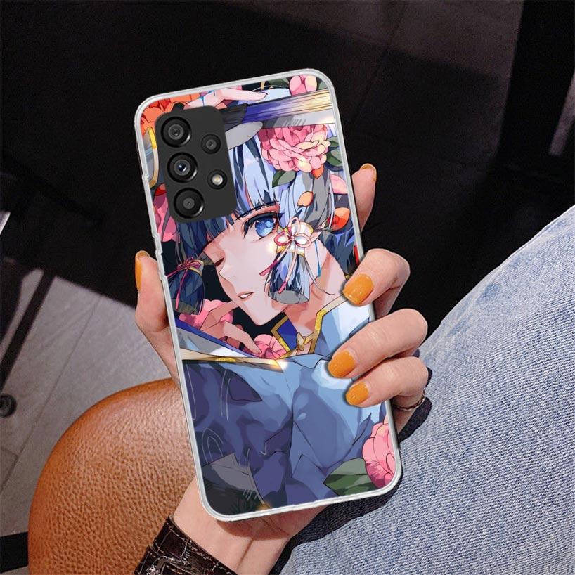 Genshin Impact Raiden Shogun Baal Phnoe Case for Samsung Galaxy A17 A37 A57 A16 A26 A36 A56 A15 A14 A13 A55 A54 A53 A35 A34 A33