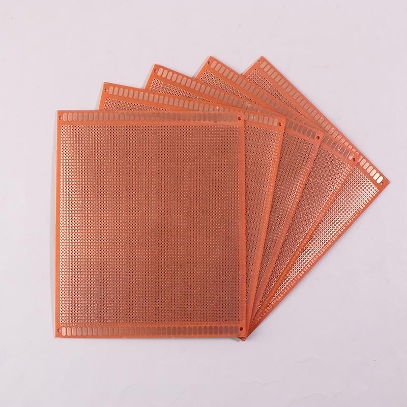 5 gab. 7*9/15*18 cm Vienpusēja prototipēšanas plate Breadboard Universālā plate Eksperimentāla Bakalīta Vara Plates Plate Dzeltena