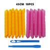 10pcs Heatless Hair Curler No Heat Hair Rollers Sleeping Soft Spiral Curls Lazy Perm Curling Rod Wave Formers Hair Styling Tools