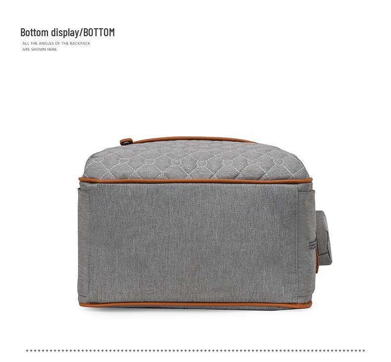 2024 High-End Winter Mommy Backpack: Wet & Dry Separation, Large Capacity, Double Shoulder, Perfect for Outings with Baby.