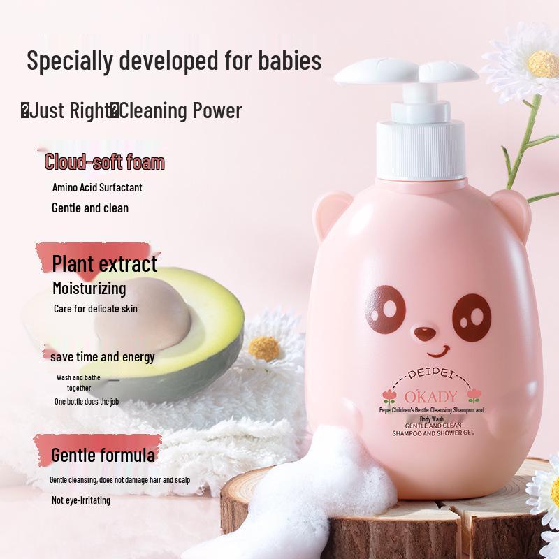 O'KADY Peppe Gentle Cleansing Shampoo & Body Wash for Kids