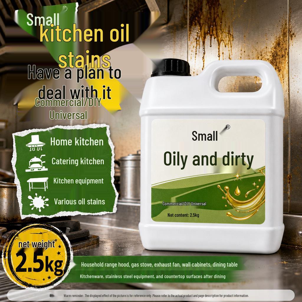 Heavy Oil Stain Remover for Kitchen Range Hood - Surface Brightening & Softening Liquid Cleaner