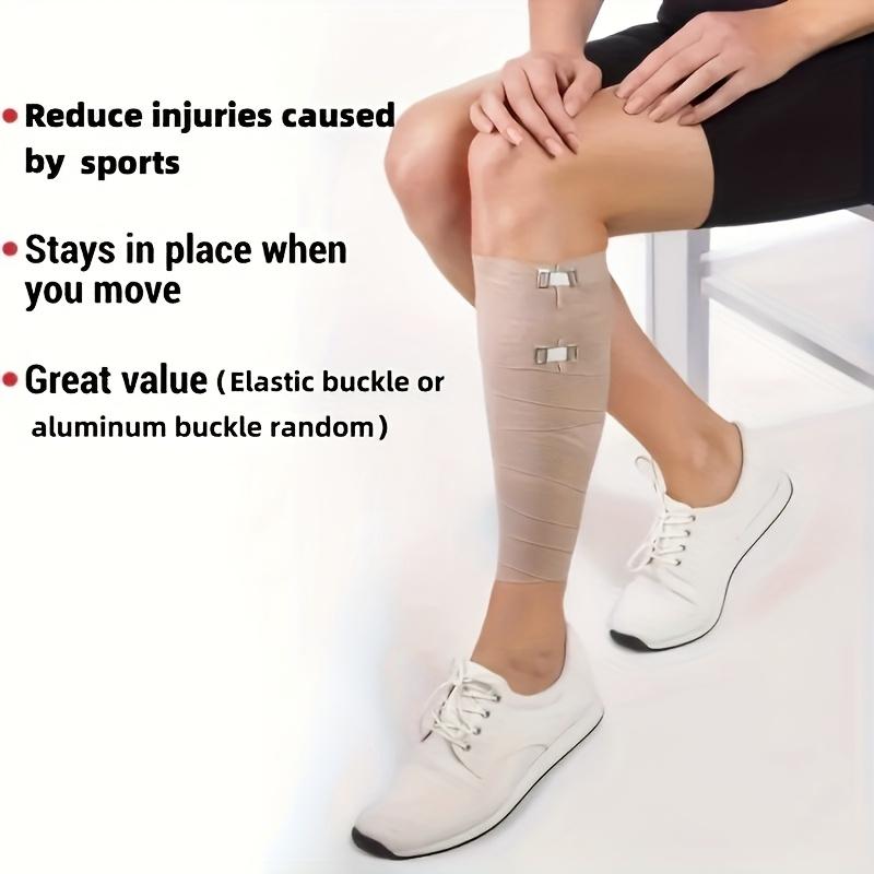 2 Rolls Elastic Bandage with Closure, Easy to Use for Ankle, Wrist, Arm, and Leg, Comfortable and Secure for Everyday Wear