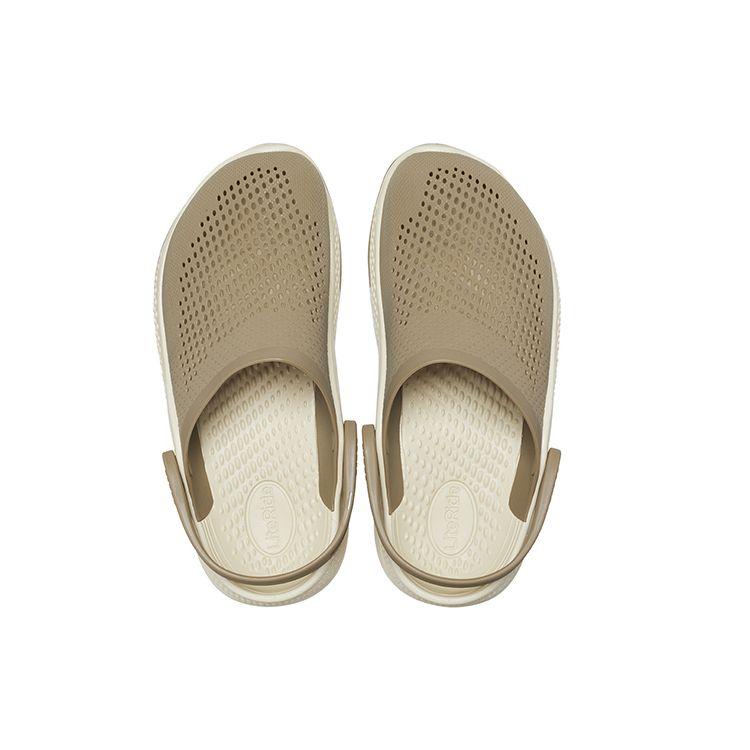 Crocs Literide 360 Comfortable Versatile Slip-Resistant Durable Clogs Unisex Footwear Brown Beige 208281-2YI