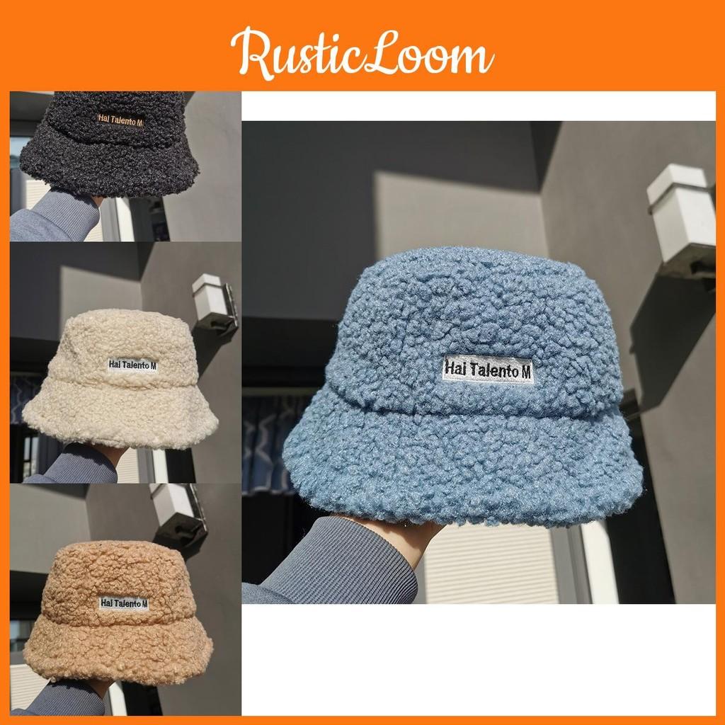 Style Fashionable Vintage Warm Bucket Hat For Girls Soft And Comfy In Multiple Colors