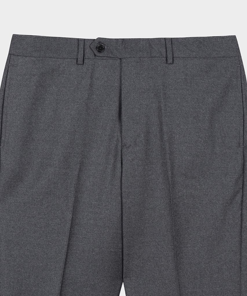 BROOKS BROTHERS Classic Fit Flannel Trousers (Charcoal) (Bbptmf1632Vef)