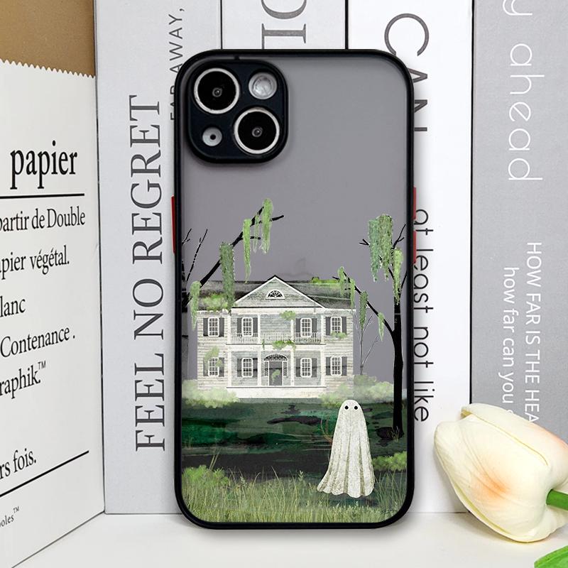 

Aesthetic Cute Ghost Art Phone Case for Samsung Galaxy A36 A56 A55 A54 A53 A52 A16 A15 A14 A07 A06 5G Shockproof Cover Halloween Galaxy A14 4G