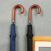 High-value automatic golf umbrella wooden hand curved handle men's straight umbrella plus umbrella long handle umbrella