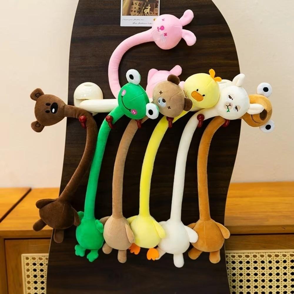 Funny Design Long Neck Plush Doll Toy Plush Bag Pendant Creative Curtain Tieback Bag Decoration