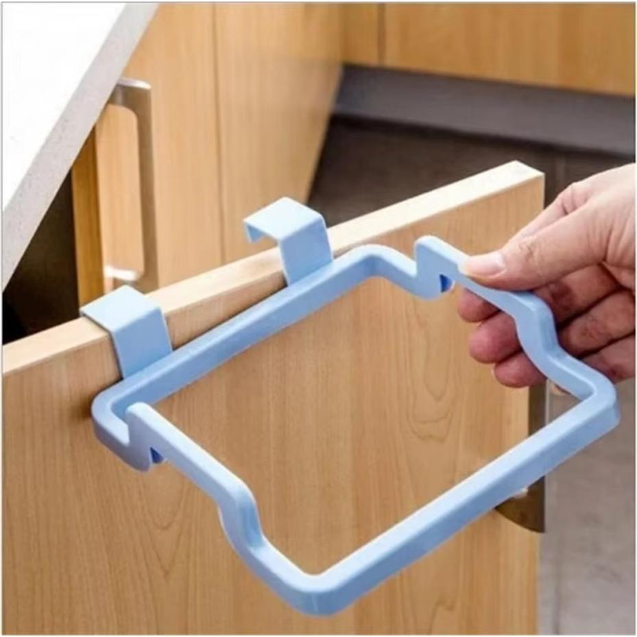 1 Pcs Kitchen Hanging Trash Can Home Kitchen Living Room Desktop Flip Trash Can Iron Storage Bucket Practical Kitchen Garbage