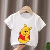 Hot Sale Winnie the Pooh Cute Bear Tigger Print Kids T-Shirts Girls Clothes Baby Boys Short Sleeve T Shirt Summer Children Tops