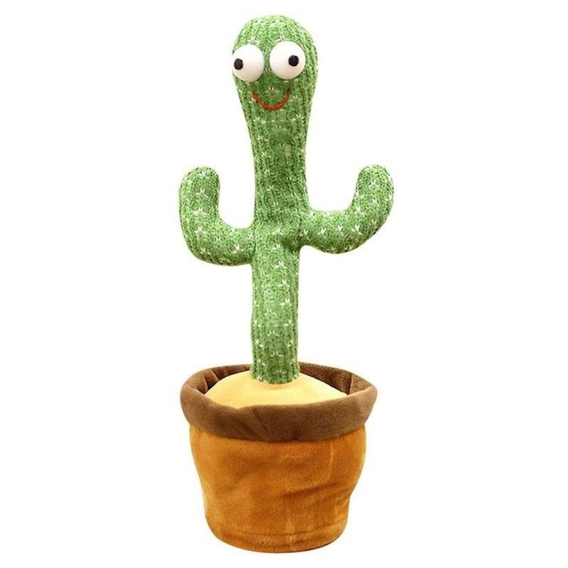 Kids Electronic Shake Dancing Toy with The Song Plush Cute Dancing Cactus Toy Early Childhood Education Toy for Children