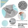 Wash Shoe Cleaning Bag Padded Net Laundry Shoes Protector Fluffy Fibers Polyester Washing Shoes Machine Laundry Bag Drying Bags
