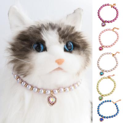 Pet Necklace Allergy Free None Strangle Vibrant Color Puppy All-Match Necklace Pet