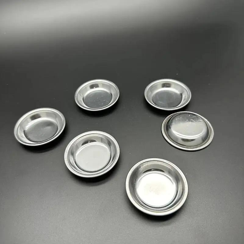 10pcs Stainless Steel Painting Color Bowls Oil Paint Trays Paint Color Mixing Cups Color Mixer Children DIY Painting Tools